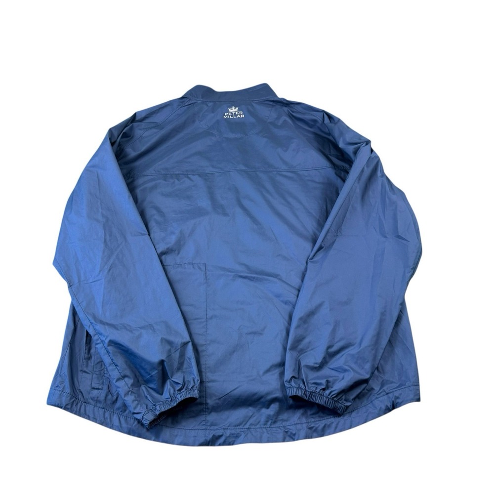 Peter Millar Blue Wind Half Zip Pullover Men's Golf Jacket Size Large